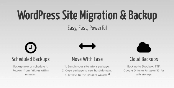 Duplicator Pro - WordPress site migration & backups solutions